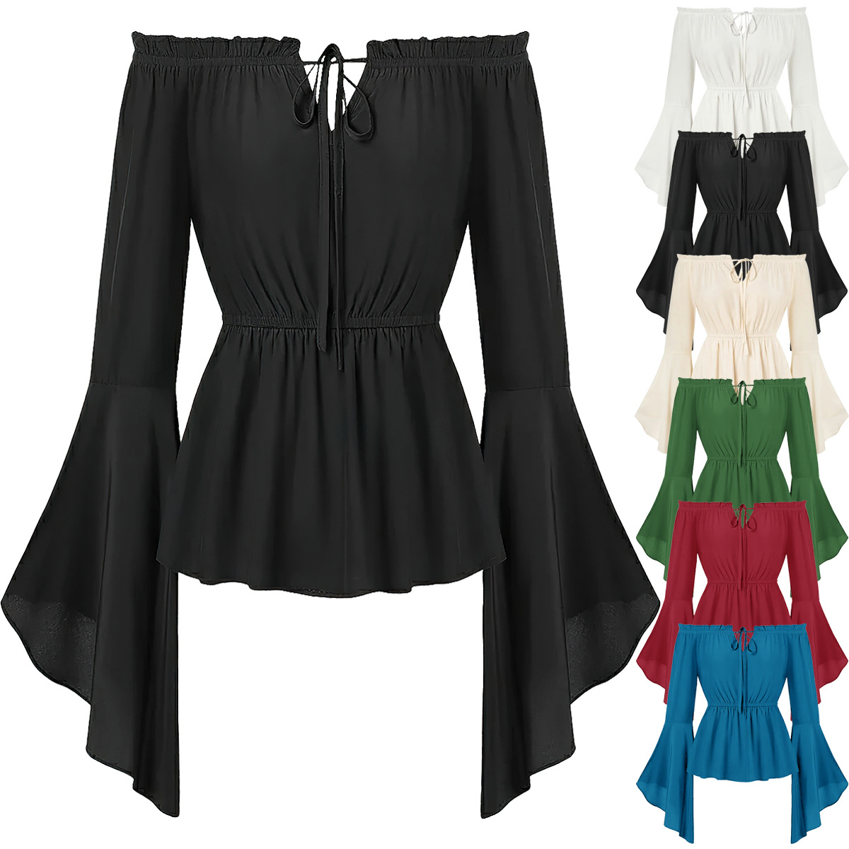 Off Shoulder Medieval Costume  - огляд і ціна Blouse Off Shoulder