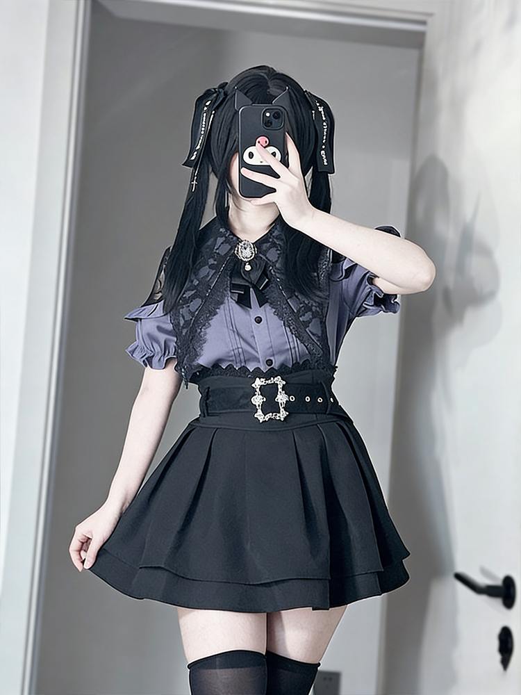 Gothic Style Shoulder Bared Sh - огляд і ціна Blouse Off Shoulder