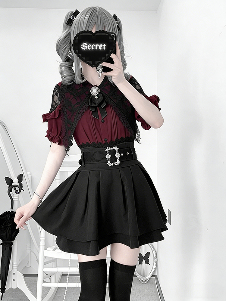 Gothic Style Shoulder Bared Sh - огляд і ціна Blouse Off Shoulder