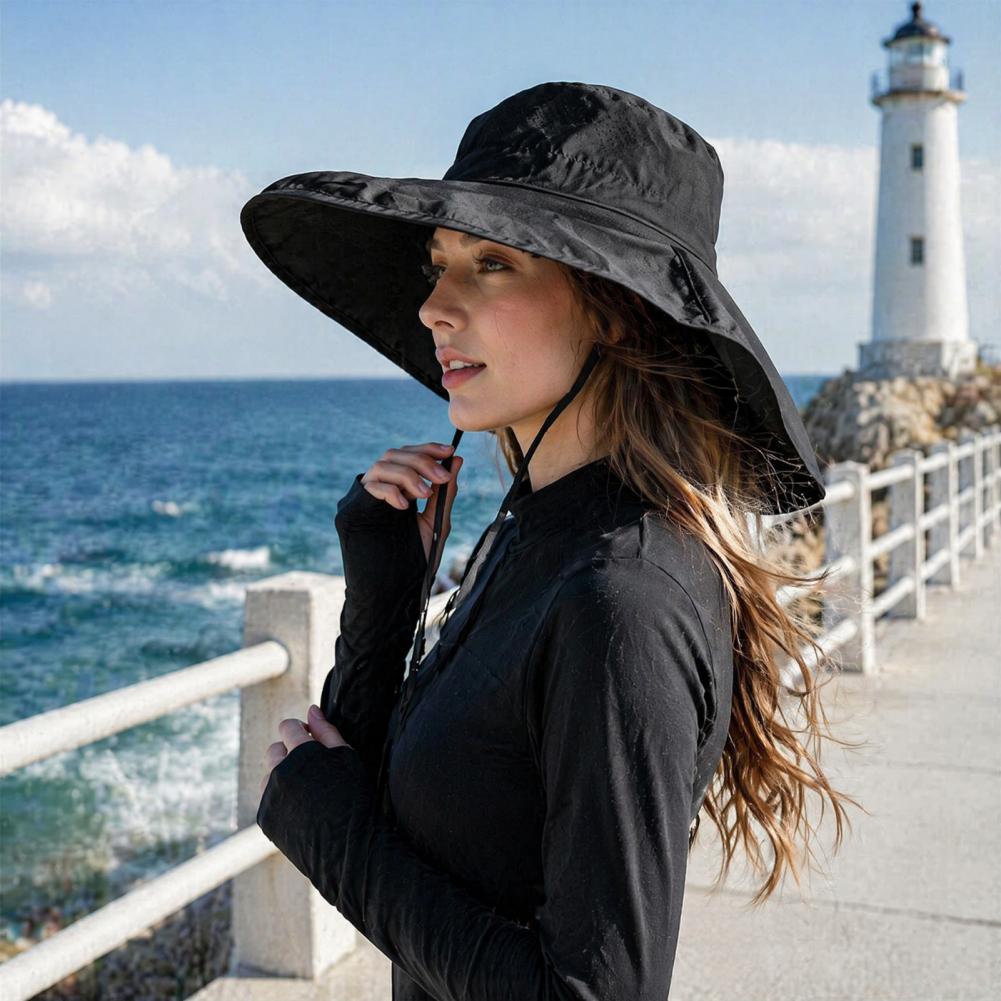 Breathable Mesh Fishing Hat Wo - огляд і ціна Hat Floppy Wide