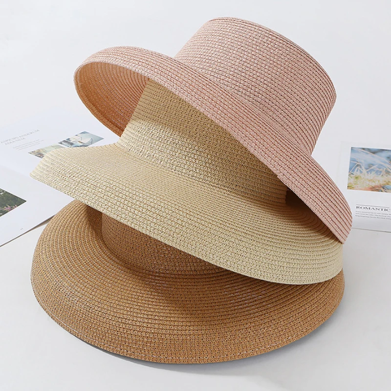 2023 New Summer Ladies Solid P - огляд і ціна Hat Floppy Wide