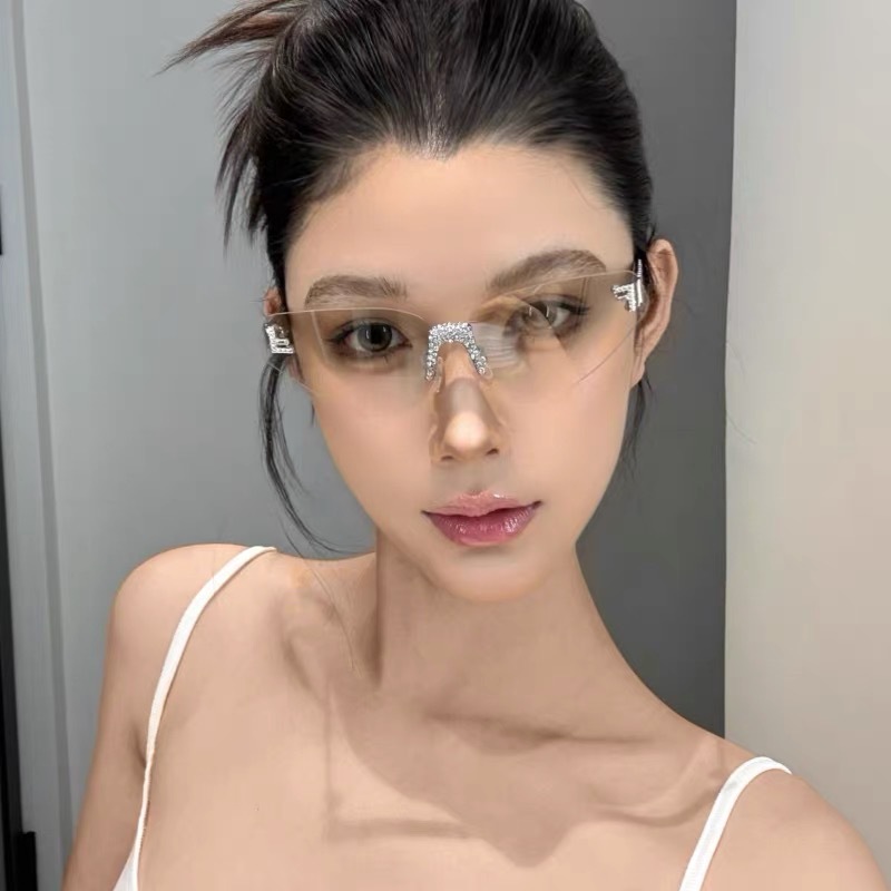 Women's Sexy Cat Eye Rimless R - огляд і ціна Sunglasses Cat Eye